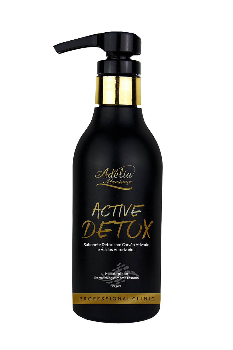ACTIVE DETOX - DETOX SOAP WITH ACTIVATED CHARCOAL AND VECTORIZED ACIDS - 300ml