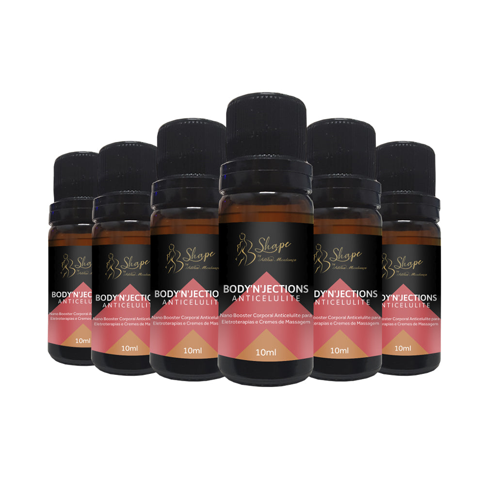 BODY’N’JECTIONS ANTI-CELLULITE - NANO BODY BOOSTER ANTI-CELLULITE FOR ELECTROTHERAPIES AND MASSAGE CREAMS - 10ml cada
