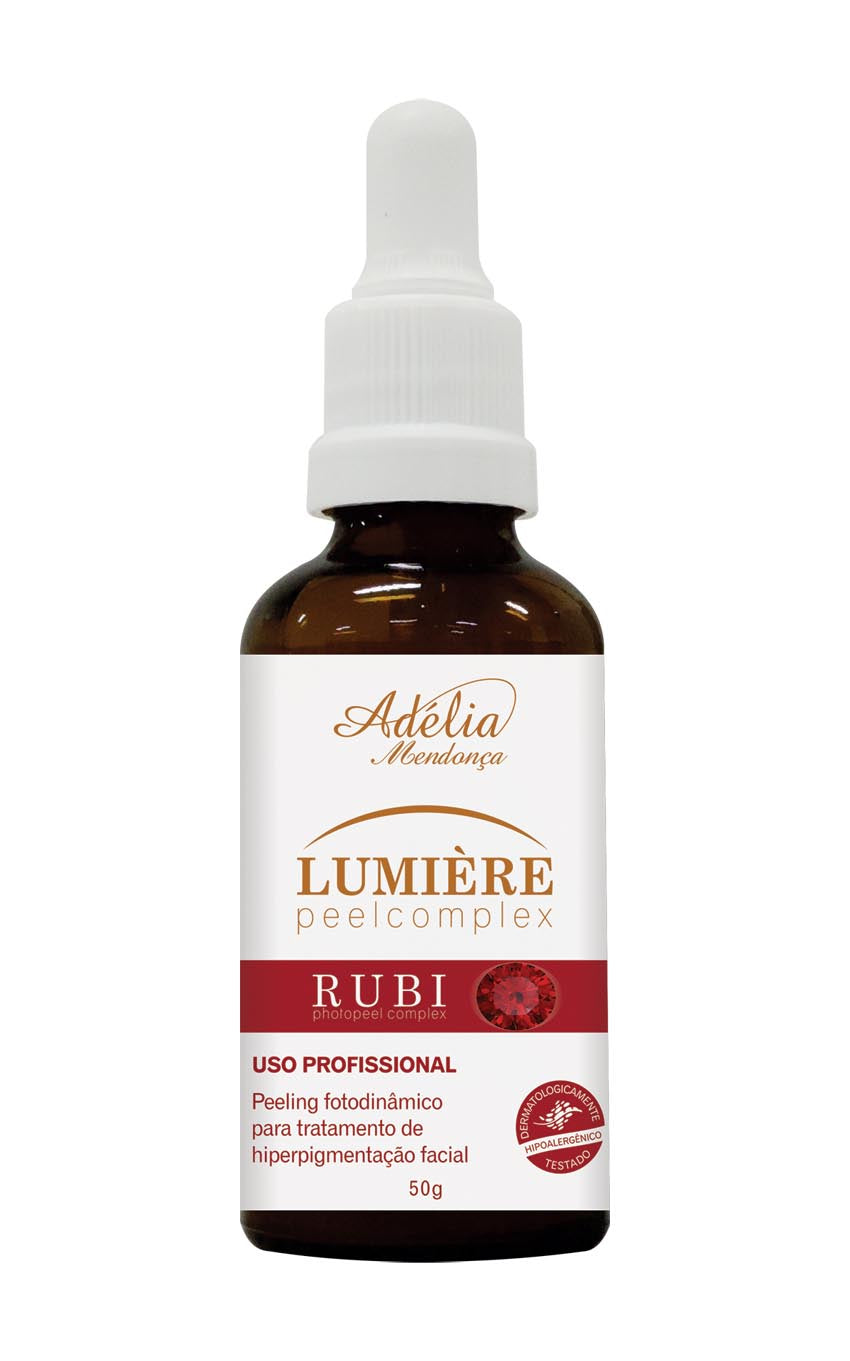 RUBI PEEL COMPLEX - PHOTODYNAMIC PEELING FOR TREATMENT OF FACIAL HYPERPIGMENTAÇÃO - 50g