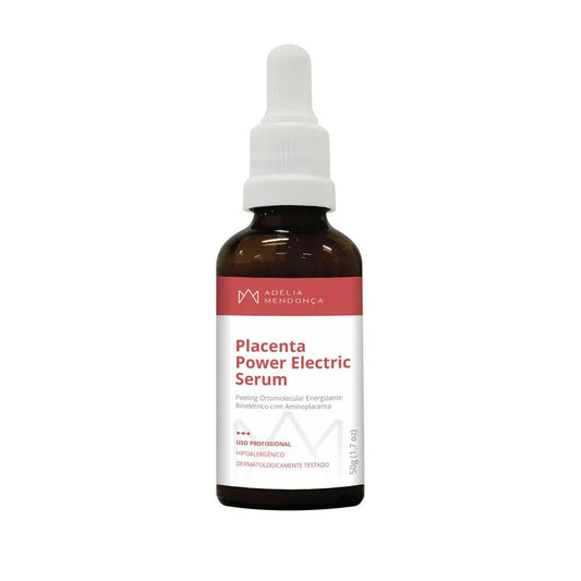 Placenta Power Electric Sérum - Peeling ortomolecular energizante bioelétrico com aminoplacenta